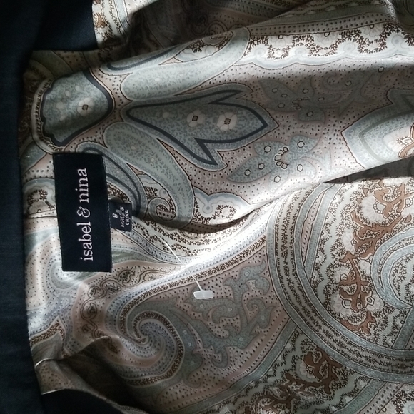 Very Sharp Never Worn Charcoal Gray Isabel & Nina Pantsuit. - Picture 5 of 5